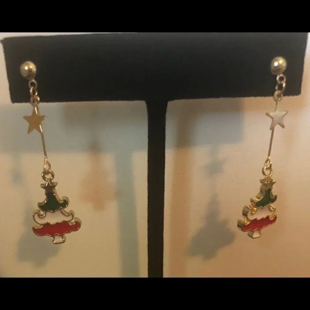 Earrings Xmas Cute Fun